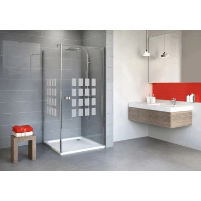 Schulte Set Drehtür Und Seitenwand Cubic 192 Cm X 90 Cm X 90 Cm 4 Schulte Set Drehtür Und Seitenwand Cubic 192 Cm X 90 Cm X 90 Cm – Bild 2