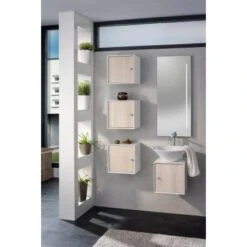 Fackelmann Waschbecken 60 Cm Ix! Weiß -Badezimmerbedarf Geschäft 565577 3254 4 1