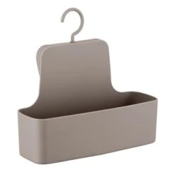 Wenko Duschcaddy Barcelona Taupe Kunststoff (TPE), 26 X 24 X 9 Cm Taupe -Badezimmerbedarf Geschäft 56817 sb freisteller de 02