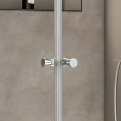 Schulte Eckeinstieg Mit Schiebetüren Sunny 180 Cm X 75-90 Cm Weiß Glasdekor -Badezimmerbedarf Geschäft 5777008 CU 01 3