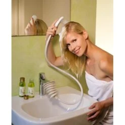 Wenko Waschbeckendusche Universal Kunststoff 1 M -Badezimmerbedarf Geschäft 597275 picture 2