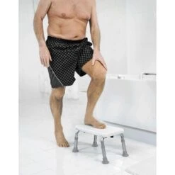 Ridder Bad-Tritthocker Weiß Höhenverstellbar 12 Ridder Bad-Tritthocker Weiß Höhenverstellbar -Badezimmerbedarf Geschäft 5 4213 Ridder BadSchemel 2