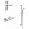 Ideal Standard Armaturenpaket Ceraflex Inkl. Brausethermostat Chrom -Badezimmerbedarf Geschäft 611281 3049 1