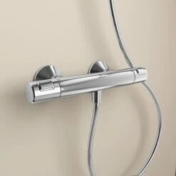 Ideal Standard Armaturenpaket Ceraflex Inkl. Brausethermostat Chrom -Badezimmerbedarf Geschäft 611281 3049 11