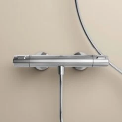 Ideal Standard Armaturenpaket Ceraflex Inkl. Brausethermostat Chrom -Badezimmerbedarf Geschäft 611281 3049 12