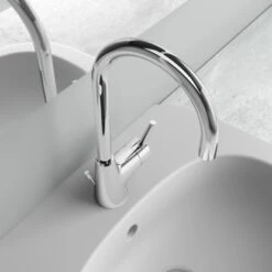 Ideal Standard Waschtischarmatur Ceraline Mit Hohem Auslauf Chrom -Badezimmerbedarf Geschäft 611297 3049 6