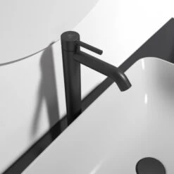 Ideal Standard Waschtischarmatur Ceraline Mit Push-Open Silk Black -Badezimmerbedarf Geschäft 611320 3049 6