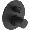 Ideal Standard Badethermostat Ceratherm T100 Unterputz DVGW Silk Black -Badezimmerbedarf Geschäft 611653 3049 1