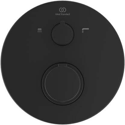 Ideal Standard Badethermostat Ceratherm T100 Unterputz DVGW Silk Black 4 Ideal Standard Badethermostat Ceratherm T100 Unterputz DVGW Silk Black – Bild 2