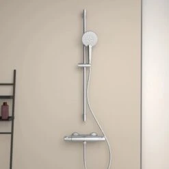 Ideal Standard Brausethermostat Ceratherm T50 Aufputz Mit Ablage Chrom -Badezimmerbedarf Geschäft 611782 3049 4