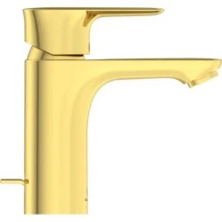 Ideal Standard Waschtischarmatur Connect Air Brushed Gold -Badezimmerbedarf Geschäft 612419 3049 3
