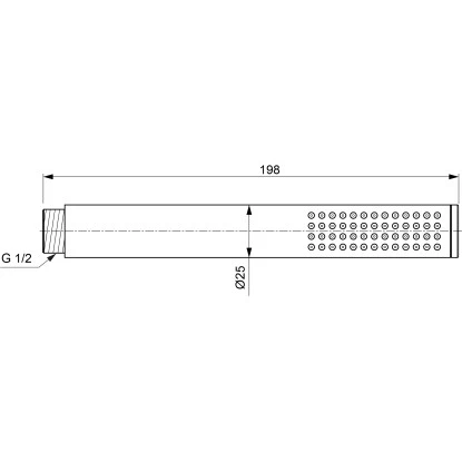 Ideal Standard Stabhandbrause Idealrain Silk Black 12 Ideal Standard Stabhandbrause Idealrain Silk Black – Bild 10