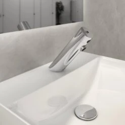 Ideal Standard Waschtischarmatur Sensorflow Ohne Mischung Batterie Chrom -Badezimmerbedarf Geschäft 615103 3049 3