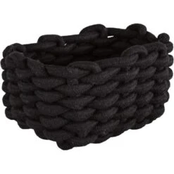 Kleine Wolke Korb Fellone Schwarz