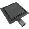 VerosanPro Duschrinne-Bodenablauf Nakia Quadratisch Matt Dunkelgrau 20 X 20 Cm -Badezimmerbedarf Geschäft 640094 4259 1