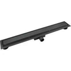 VerosanPro Duschrinne Nakia DR2 Komplettset Designrost Matt Dunkelgrau 100 Cm