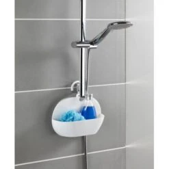 Wenko Dusch-Caddy Cocktail Weiß -Badezimmerbedarf Geschäft 655392 1068 picture 3