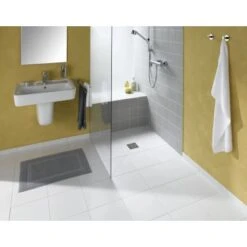 Bodenebenes Verfliesbares Duschelement Rechteckig Waagerechter Abl. 100 X 100 Cm -Badezimmerbedarf Geschäft 674816 3209 3