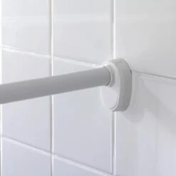 Wenko Rundduschstange Weiß -Badezimmerbedarf Geschäft 679307 1068 4