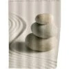 Wenko Duschvorhang Sand & Stone 200 Cm X 180 Cm -Badezimmerbedarf Geschäft 679355 1068 1