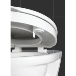 Wenko WC-Sitz Secura Comfort Sitzflächenerhöhung -Badezimmerbedarf Geschäft 6796874 1068 21905100 5