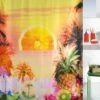 Spirella Duschvorhang Textil Paradise Sunset 200 Cm X 180 Cm -Badezimmerbedarf Geschäft 679884 2489 1
