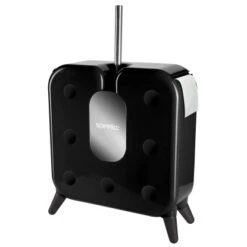Spirella WC-Bürstenhalter Cube Mit WC-Rollenhalter Schwarz