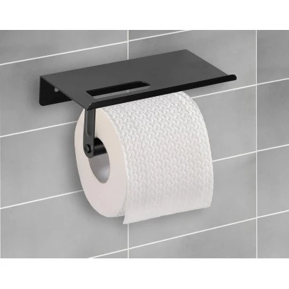 Allstar Wand-Toilettenpapierhalter Walli Schwarz Matt 18 Cm X 9,5 Cm X 7,5 Cm 6 Allstar Wand-Toilettenpapierhalter Walli Schwarz Matt 18 Cm X 9,5 Cm X 7,5 Cm – Bild 4