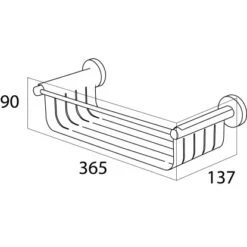 Tiger Schwammkorb Boston Edelstahl Gebürstet -Badezimmerbedarf Geschäft 729199 4621 4