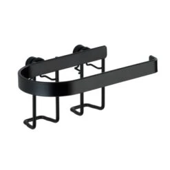 Wenko Toilettenpapierhalter Classic Plus Black Stahl 15 X 7,5 X 10 Cm Schwarz -Badezimmerbedarf Geschäft 74897 sb freisteller de 02