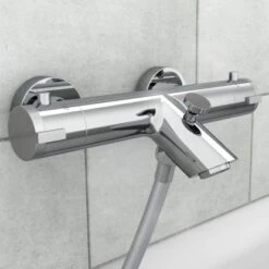 Schütte Thermostat Wannenfüllarmatur London Chrom -Badezimmerbedarf Geschäft 7660624 2759 5