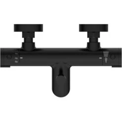 Schütte Thermostat Badewannenarmatur London Schwarz Matt -Badezimmerbedarf Geschäft 7660962 2759 3