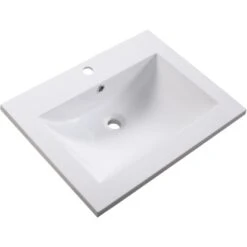 Sanotechnik Waschbecken 60 Cm Stella Weiß -Badezimmerbedarf Geschäft 776352 4633 2