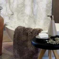 Spirella Elements Duschvorhang Nova 200 Cm X 120 Cm Grau -Badezimmerbedarf Geschäft 776877 4729 10 19687 2