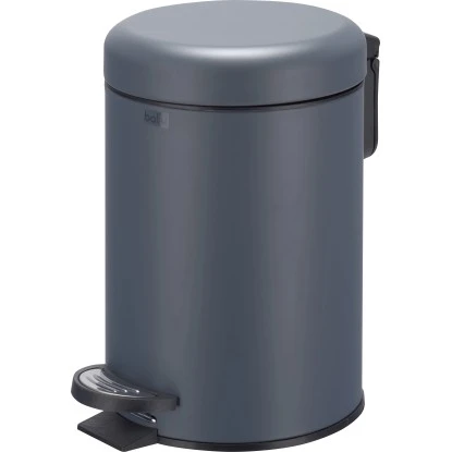 Baliv Tretmülleimer 3 L Metall Anthrazit 3 Baliv Tretmülleimer 3 L Metall Anthrazit