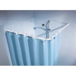 OBI Winkelstange 90 Cm X 90 Cm (25 Mm) Weiß -Badezimmerbedarf Geschäft 822236 picture 1 1