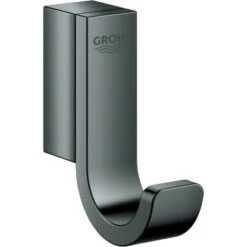 Grohe Bademantelhaken Selection Einfach Hard Graphite
