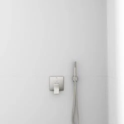 Ideal Standard Brausehalter Idealrain Atelier Silver Eckig Für HB + Schlauch -Badezimmerbedarf Geschäft 887385 3049 3