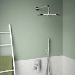 Ideal Standard Brausehalter Idealrain Atelier Chrom Rund Für HB + Schlauch -Badezimmerbedarf Geschäft 887443 3049 14