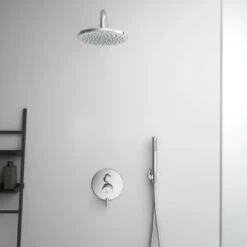 Ideal Standard Brausehalter Idealrain Atelier Chrom Rund Für HB + Schlauch -Badezimmerbedarf Geschäft 887443 3049 9