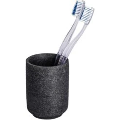 Wenko Zahnputzbecher Goa Neo Anthrazit -Badezimmerbedarf Geschäft 8 22731100 4008838223413 1