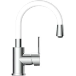 Eisl Waschtischarmatur Mit Flexiblem Auslauf Flexo Chrom-Weiß -Badezimmerbedarf Geschäft 9002560796486 2759 2