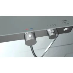 Eisl Duschset Futura Wellness Duschsystem Mit Thermostat Glasablage Chrom Grau -Badezimmerbedarf Geschäft 9002560798954 2759 5