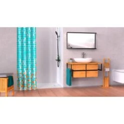 Eisl Textil Duschvorhang Mit Motiv Mosaik Blau-Orange 180 Cm X 200 Cm Waschbar 14 Eisl Textil Duschvorhang Mit Motiv Mosaik Blau-Orange 180 Cm X 200 Cm Waschbar -Badezimmerbedarf Geschäft 9002560799203 2759 6