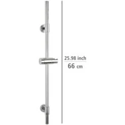 Wenko Duschstange Basic Chrom 9 Wenko Duschstange Basic Chrom -Badezimmerbedarf Geschäft 903254 1068 04