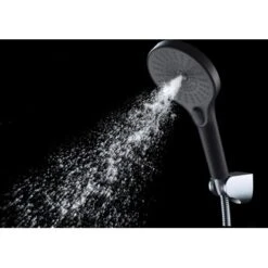 Wenko Duschkopf Ultimate Shower Schwarz/Grau Ø 13 Cm -Badezimmerbedarf Geschäft 903405 1068 11