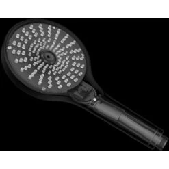 Wenko Duschkopf Ultimate Shower Schwarz/Grau Ø 13 Cm -Badezimmerbedarf Geschäft 903405 1068 17