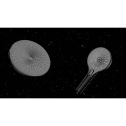 Wenko Regenduschkopf Ultimate Shower Schwarz/Grau Ø 25 Cm -Badezimmerbedarf Geschäft 903630 1068 15