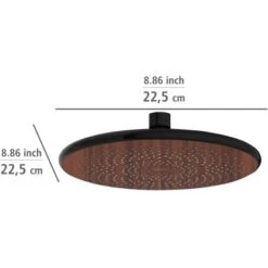 Wenko Regenduschkopf Watersaving Wood Ø 22,5 Cm -Badezimmerbedarf Geschäft 903683 1068 06