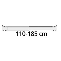 Wenko Teleskop Duschstange Extra Stark Weiß 110 - 185 Cm -Badezimmerbedarf Geschäft 911530 1068 3